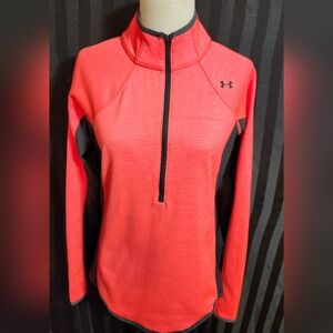 Under Armour Women's ColdGear Reactor Fleece 1/4 Zip Jacket Medium Soft Warm